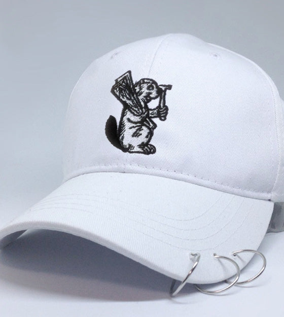 Amiable and Hardworking Beaver Embroidery Design