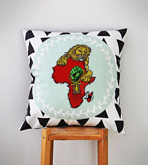 Empowering African Lion Embroidery Design