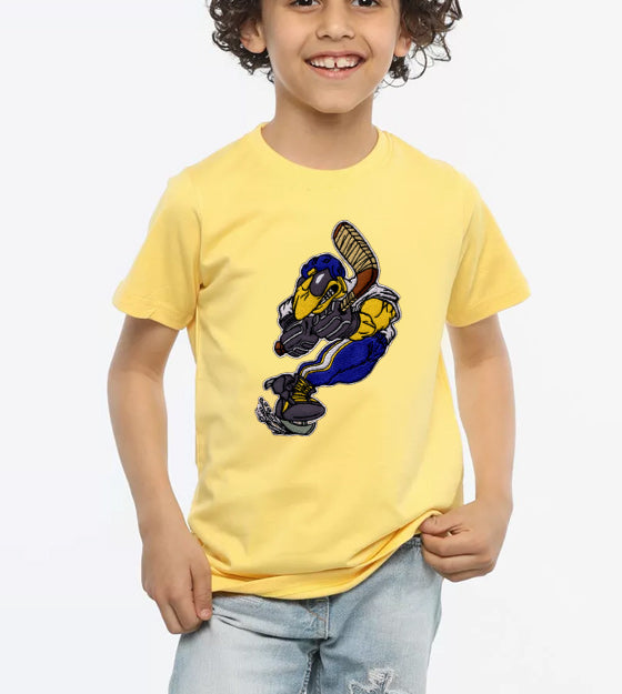 Ice Hockey Bug Player Embroidery Design