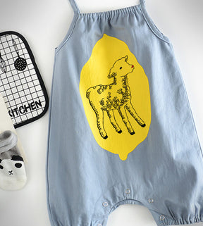 Charming Kid Goat Embroidery Design