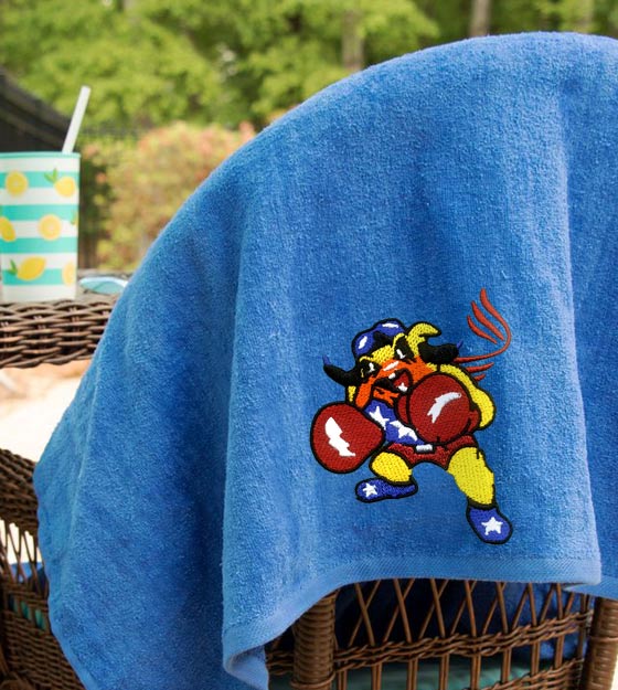 Angrily Boxing Bulldog Embroidery Design