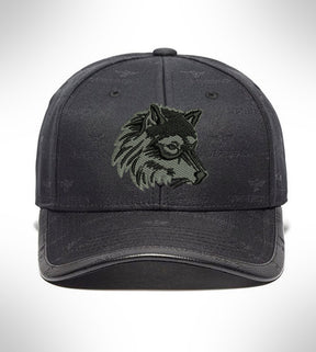 Ominously Lurking Wolf Embroidery Design