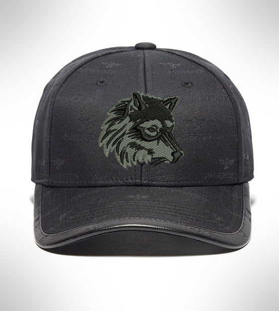 Ominously Lurking Wolf Embroidery Design