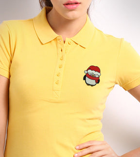 Adorable Christmas Spirited Penguin Embroidery Design