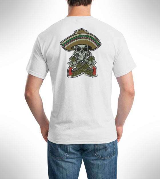 Dangerous Skeletal Cowboy Embroidery Design