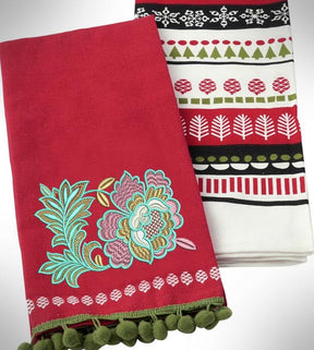 Beautifully Color Coordinated Flower Embroidery Design