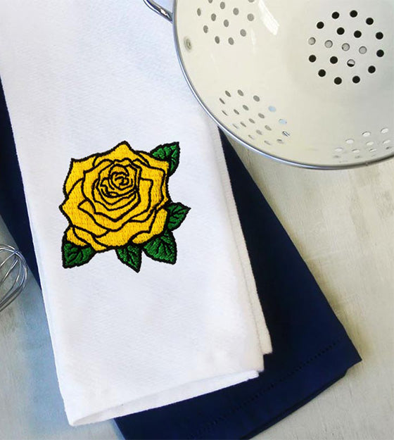 Gorgeous Yellow Flower Embroidery Design