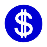 Impressive Dollar Sign Symbol 4th of July Vector Art