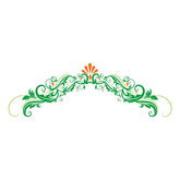 Floral Border Embroidery Design