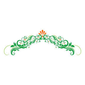 Floral Border Embroidery Design