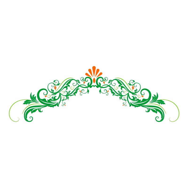 Floral Border Embroidery Design