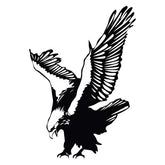 Nabbing Bald Eagle Silhouette Art