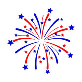 USA Independence Day Firework Vector