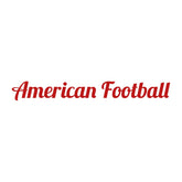 Red Colored American Football Vector Art