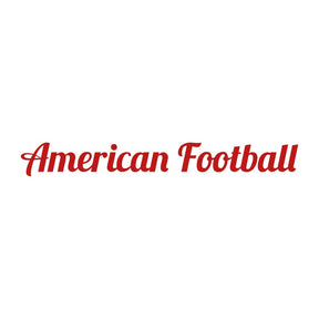 Red Colored American Football Vector Art