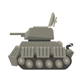 Vigorous US Army Tank Vector Art