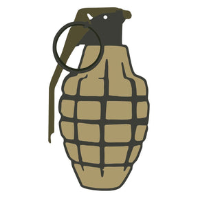 Powerful US Army Grenade Vector Art