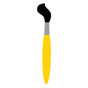 Exquisite Black Ink Thin Paint Brush Vector Art