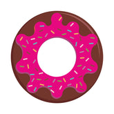 Sprinkled Strawberry Doughnut Vector Art