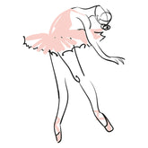 Cambre Ballet Technique Vector Art