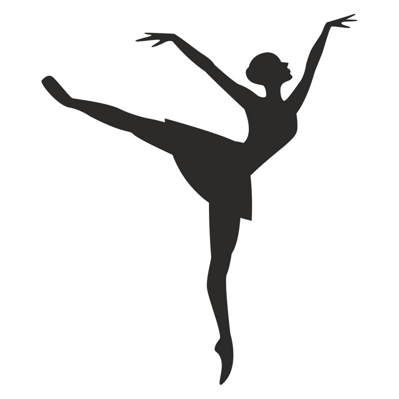 Ninja Ballet Technique Silhouette Art