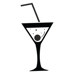 Martini Silhouette Art