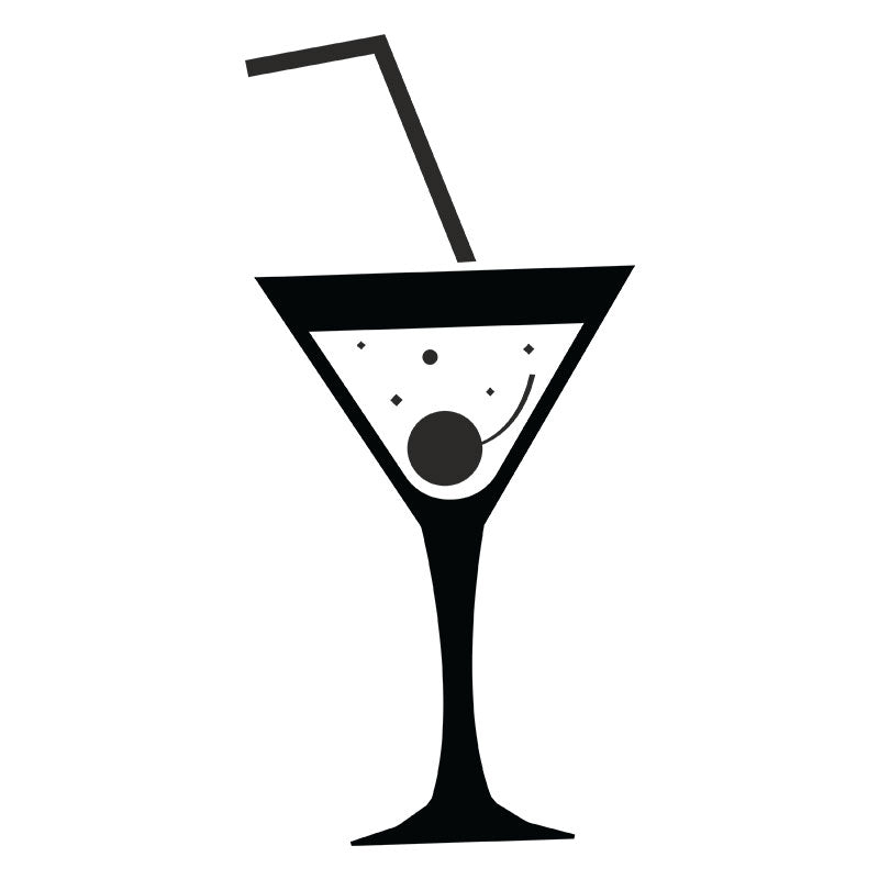 Martini Silhouette Art