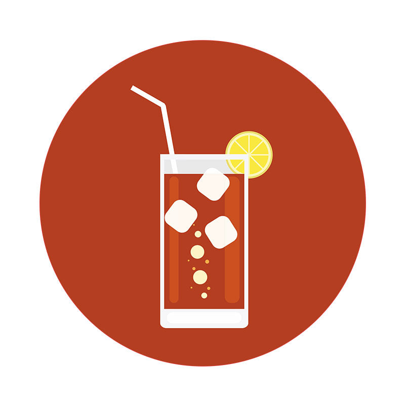 Fresh Mouth-Watering Vodka Tonic Vector Art
