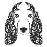 Basset Hound Dog Silhouette Art