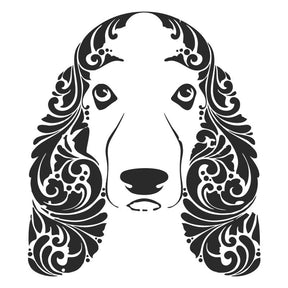 Basset Hound Dog Silhouette Art