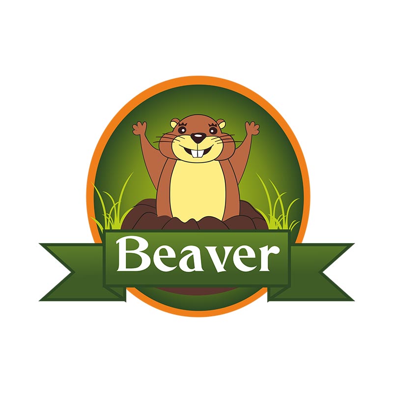 Exciting and Friendly Beaver Vector Art
