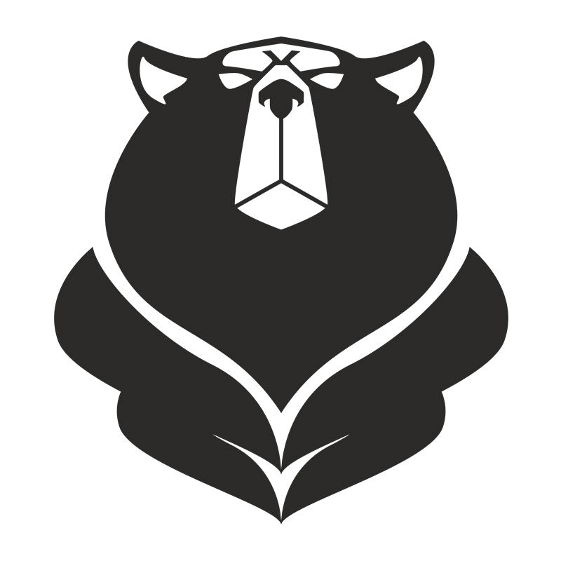 Black Bear Silhouette Art