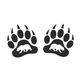 Bears in Paws Silhouette Art