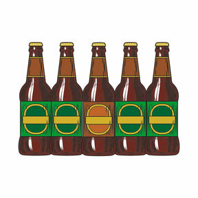 Alluring Beer Bottles Vector Art