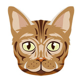 Delightful Bengal Cat Vector Art