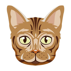 Delightful Bengal Cat Vector Art
