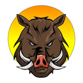 Terrifying and Determined Boar Vector Art