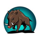 Roaming Adorable Boar Vector Art
