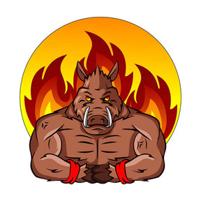 Monstrous Jacked Boar Vector Art