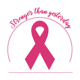 Stronger Breast Awareness Ribbon Vector Art