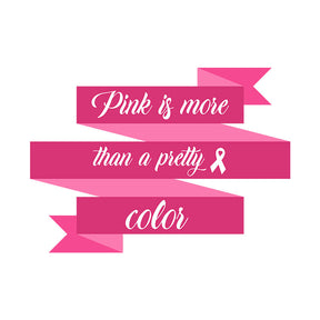 Beautiful Pink Color Breast Cancer Vector Art
