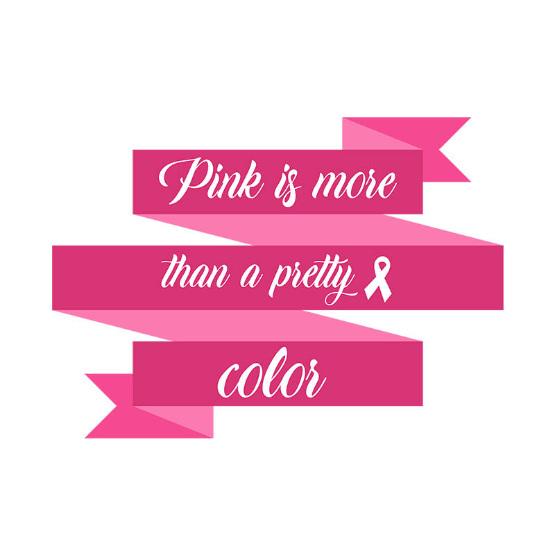 Beautiful Pink Color Breast Cancer Vector Art