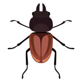 Overwhelming Stag Beetle Vector Art