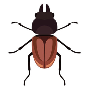 Overwhelming Stag Beetle Vector Art