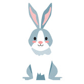 Captivating Baby Blue Bunny Vector Art