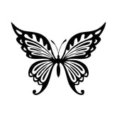 Fancy Butterfly Silhouette Art