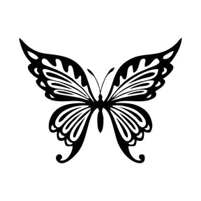 Fancy Butterfly Silhouette Art