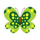Leafy Green Butterfly Vector Art