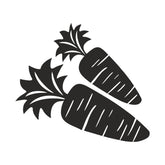 Carrots Silhouette Art