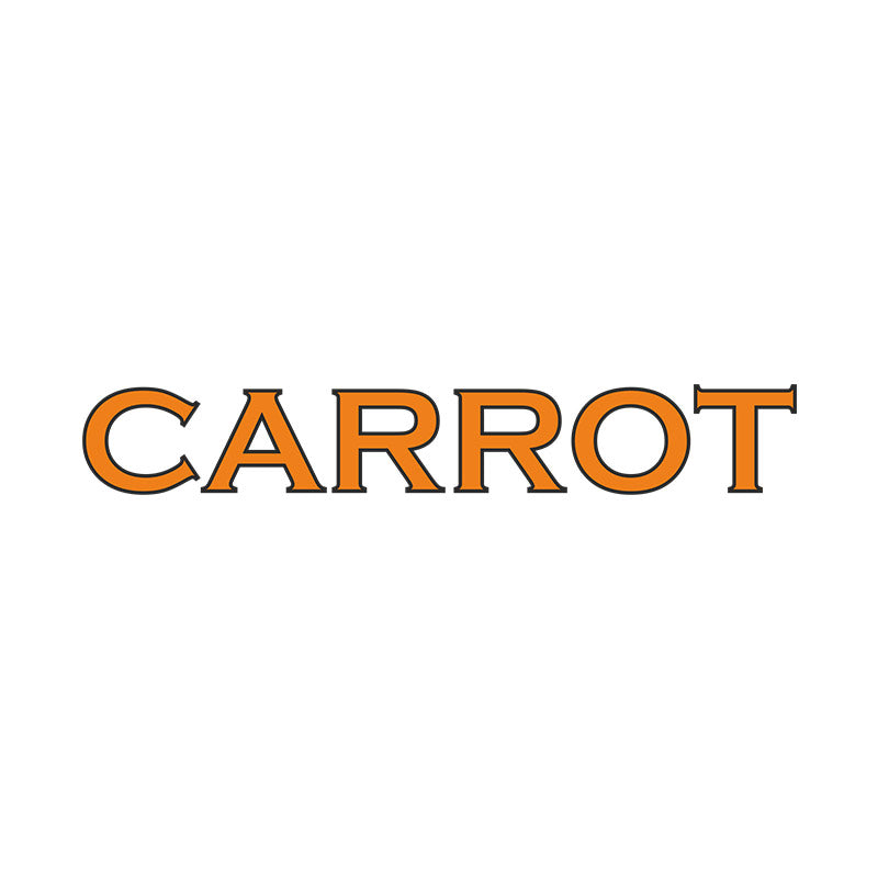 Elegant Carrot Calligraphy Word Vector Art